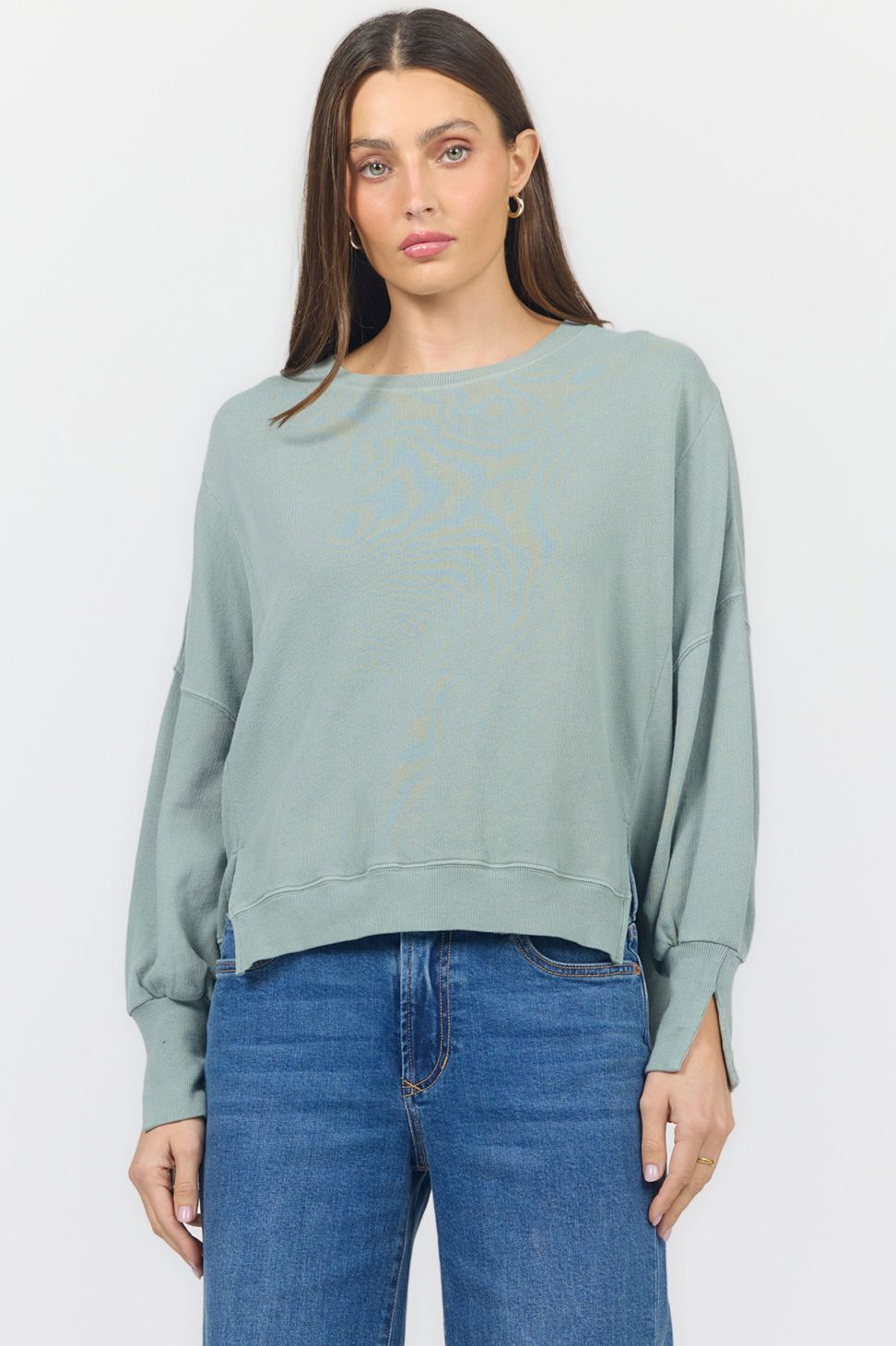 Trenton Iceberg Green Pullover