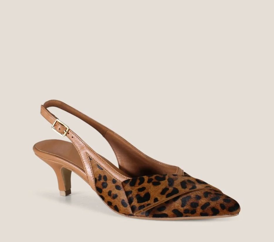 Leopard Settle Down Sling-Back