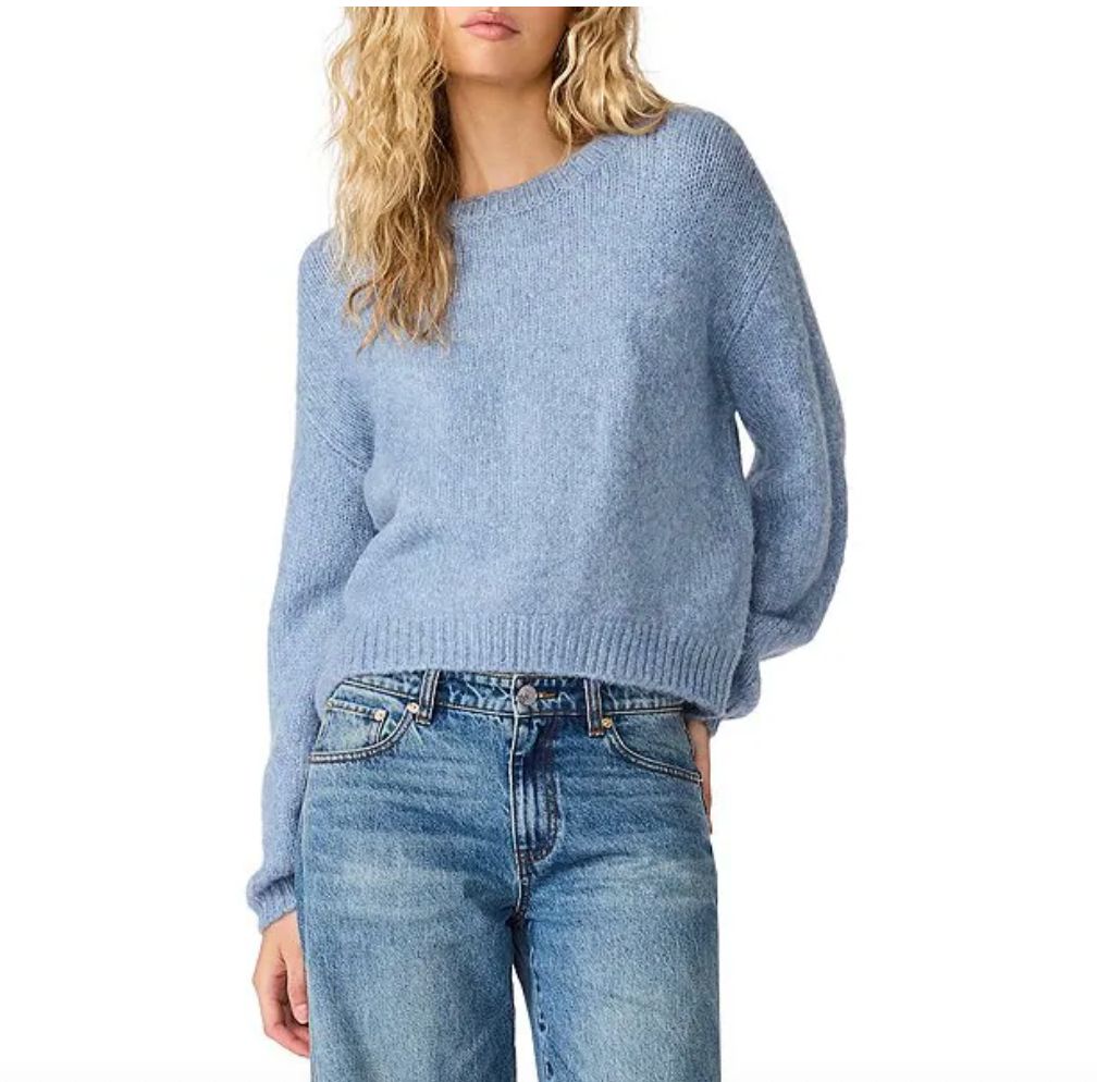 Blue Carmen Sweater