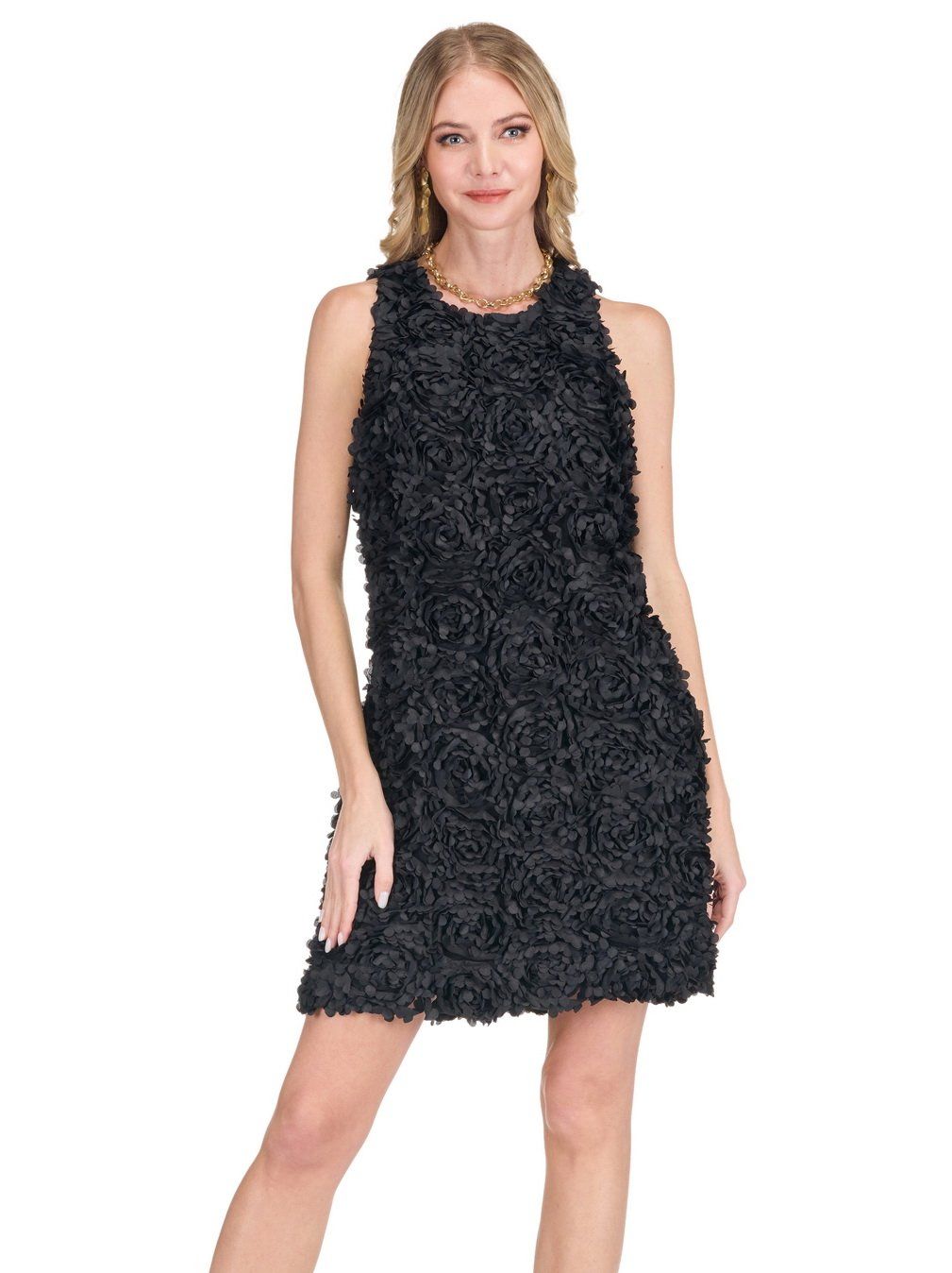 Black Flowers Dress