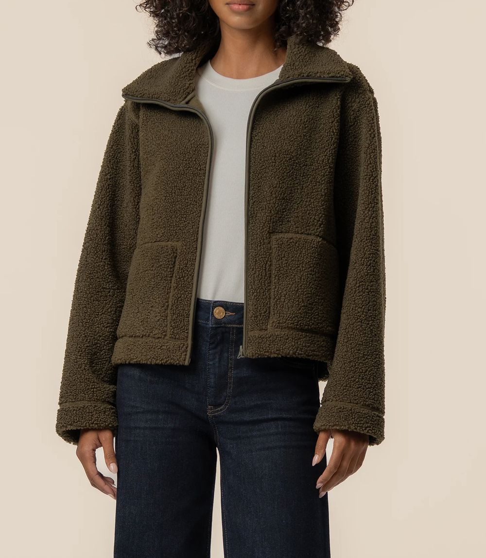 Olive Dena Shearling Jacket