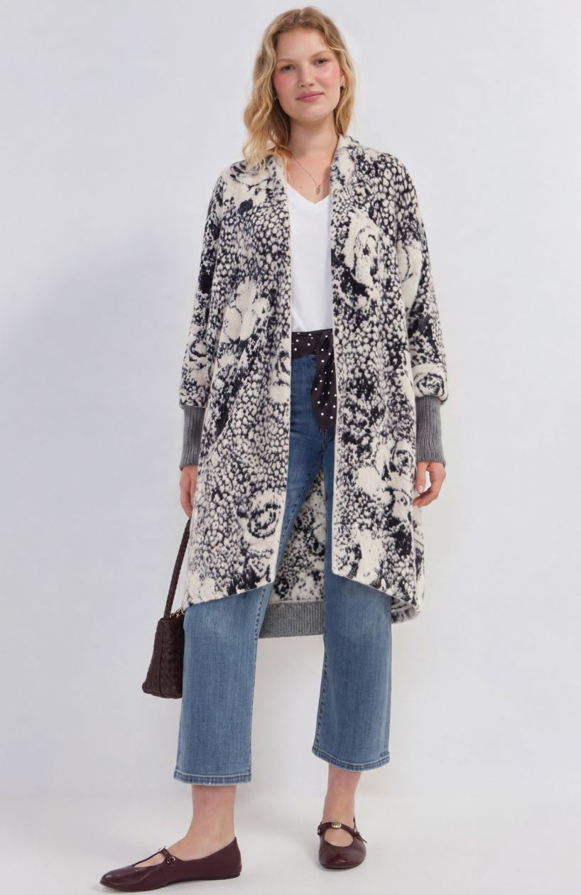 Brushed Cocoon Cardigan