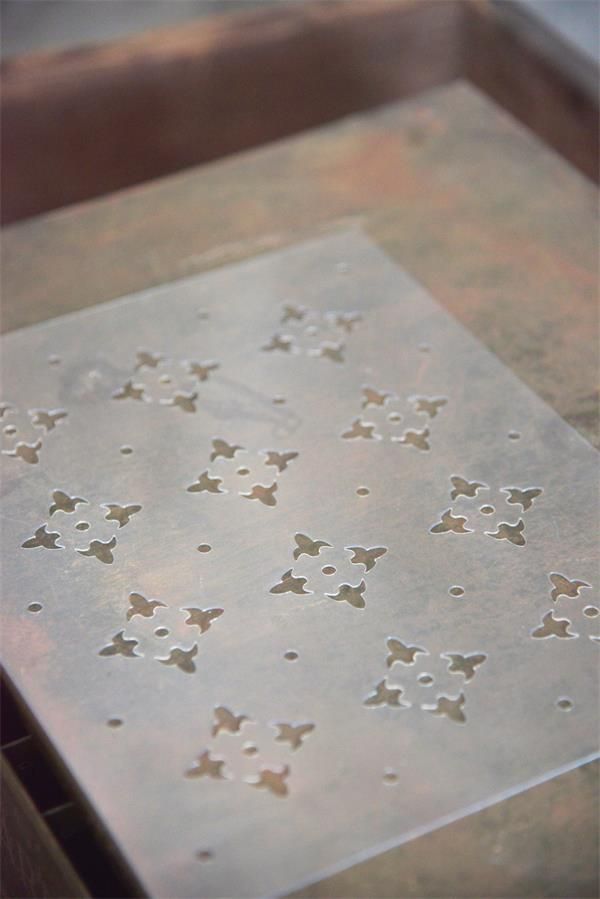 Pochoir trèfle à 4 feuilles