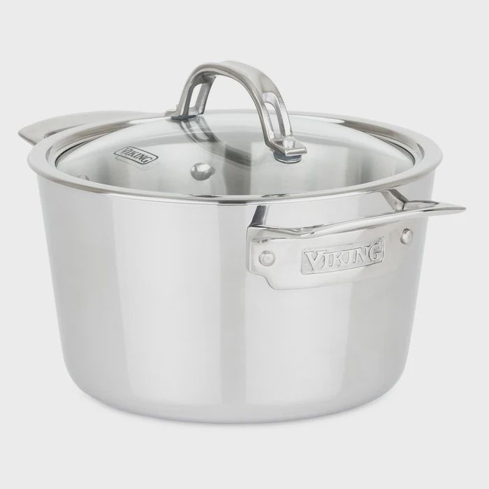 Contemporary 3-Ply 3.4 Qt Soup Pot, Mirror Finish