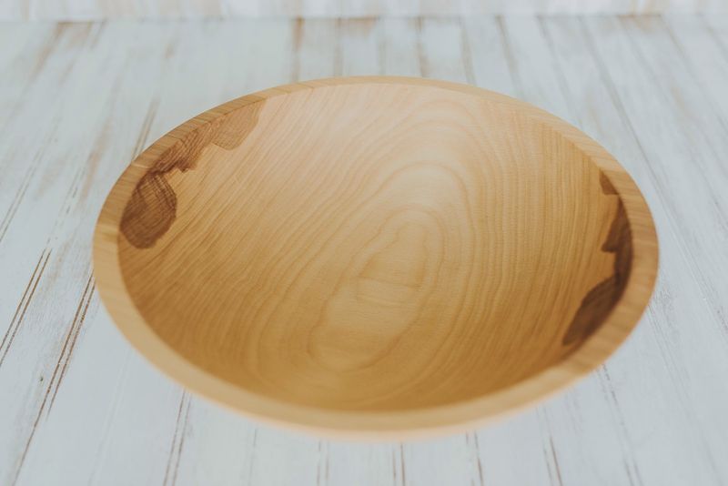 15&quot; CHERRY BOWL - no sapwood, min grain
