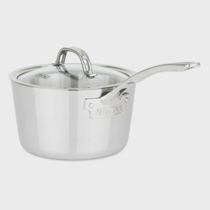 Contemporary 3.4 Qt, 3.2 l, Sauce Pan, Mirror Finish