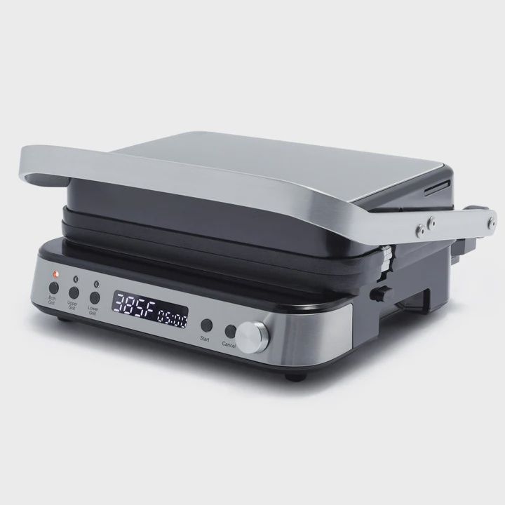 GP Bistro XL Contact Grill/Griddle - Stainless Steel w/ black control panel