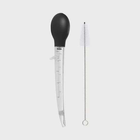 OXO GG ANGLED BASTER WITH CLEANING BRUSH