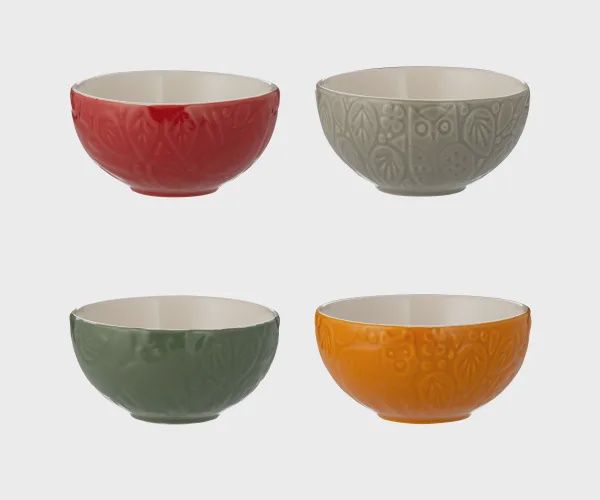 IN THE FOREST SET 4 MINI BOWLS