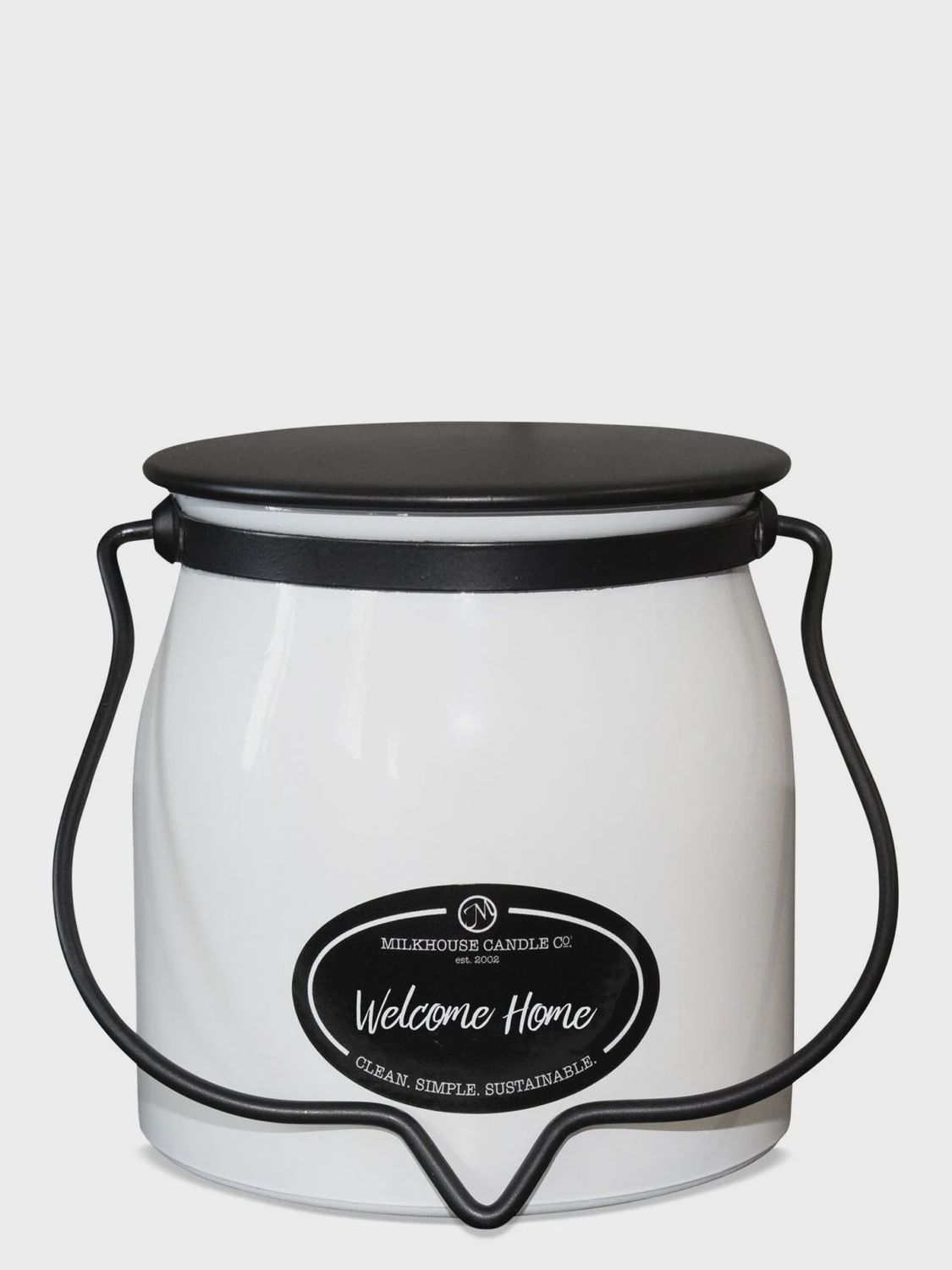 Butter Jar 16 oz:  Welcome Home