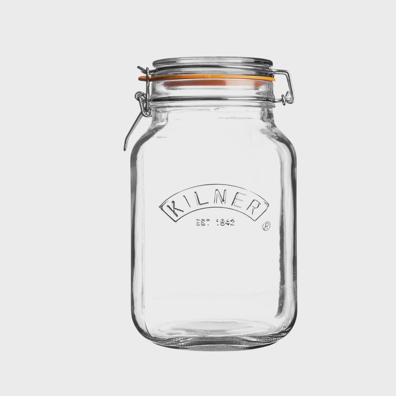 CLIP TOP SQUARE JAR 51 FL OZ