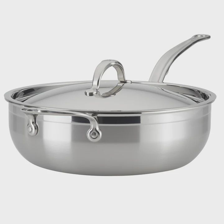 5.0qt Covered Essential Pan w/helper handle (28cm)