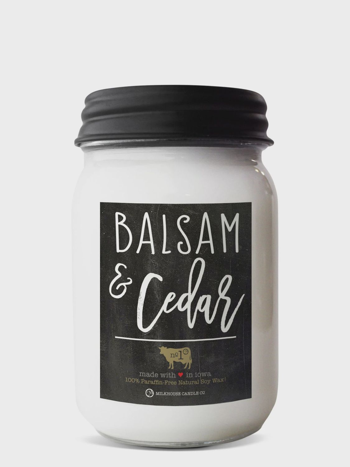 Farmhouse 13 oz Mason:  Balsam &amp; Cedar