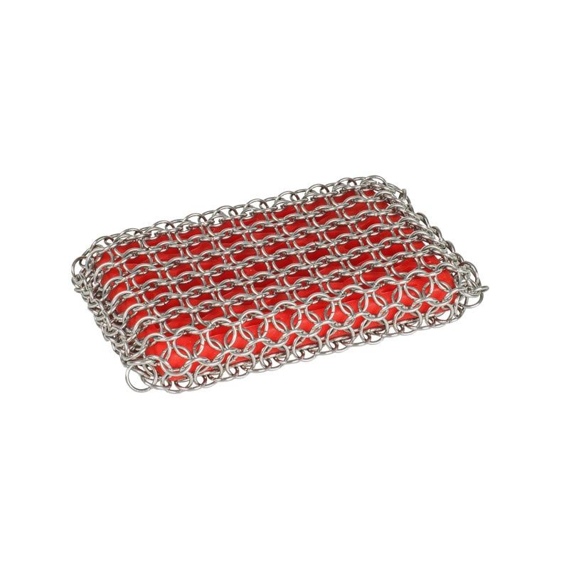 Red Chainmail Scrubbing Pad *