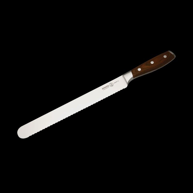 Avanta Scalloped Slicer / Pakkawood Handle / 10&quot;