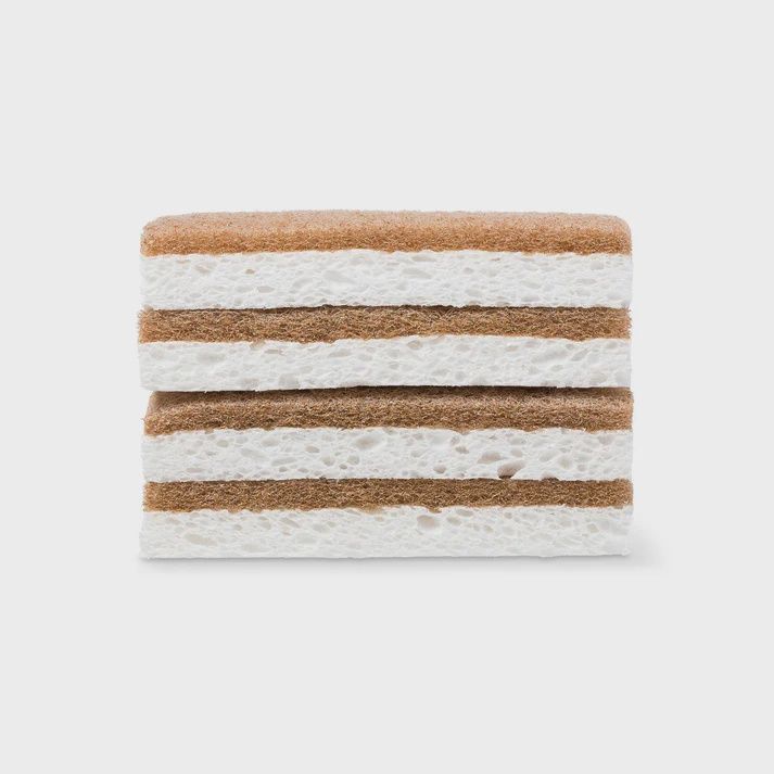 Walnut Scrubber Sponge (2pk)