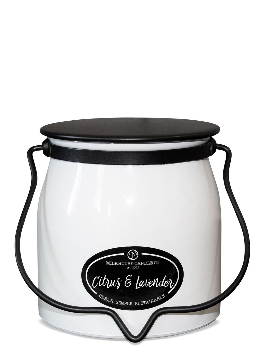 Butter Jar 16 oz:  Citrus &amp; Lavender