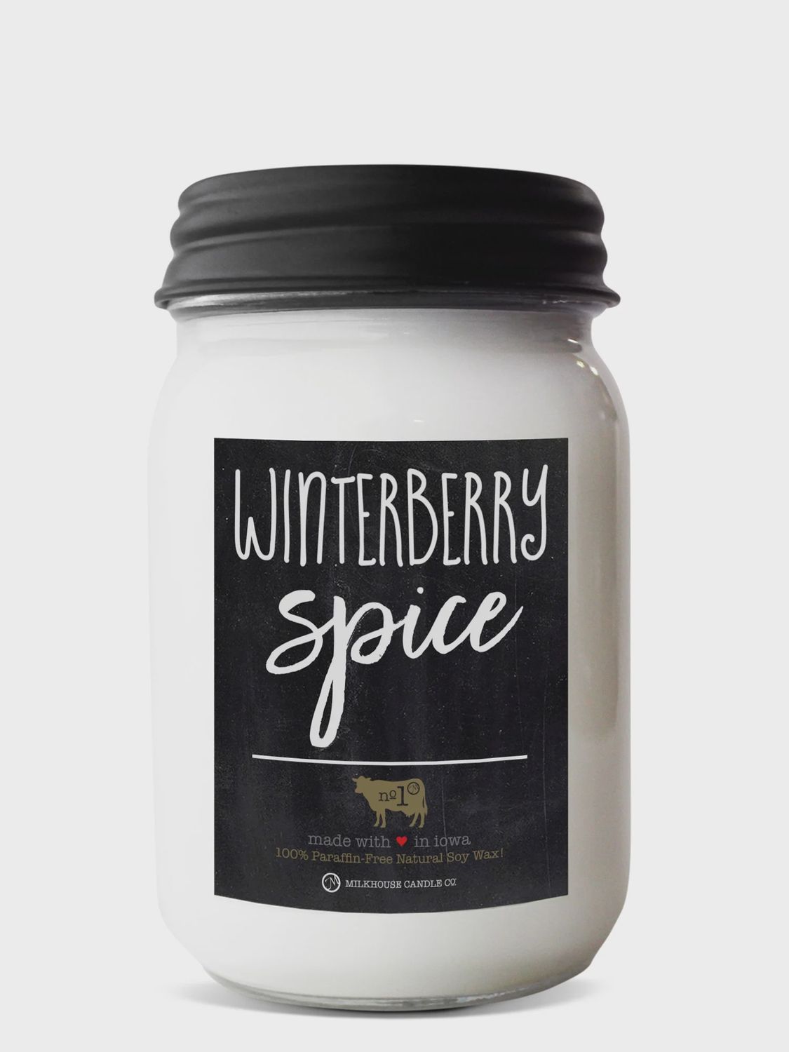 Farmhouse 13 oz Mason: Winterberry Spice