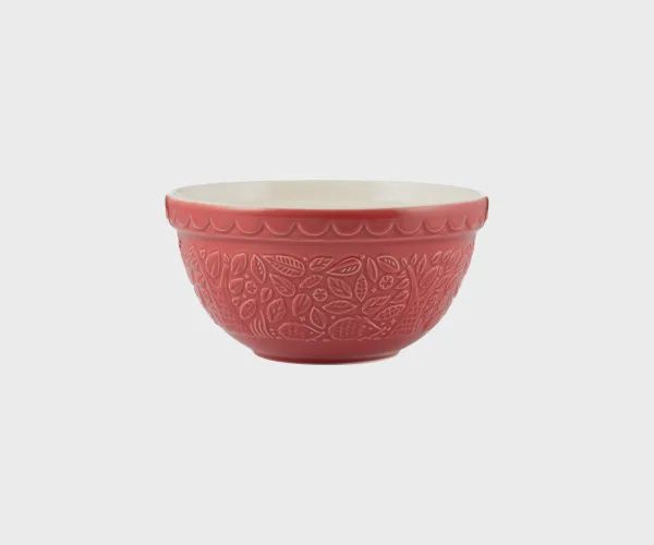 IN THE FOREST S30 RED MIXING BOWL 8.25&quot;