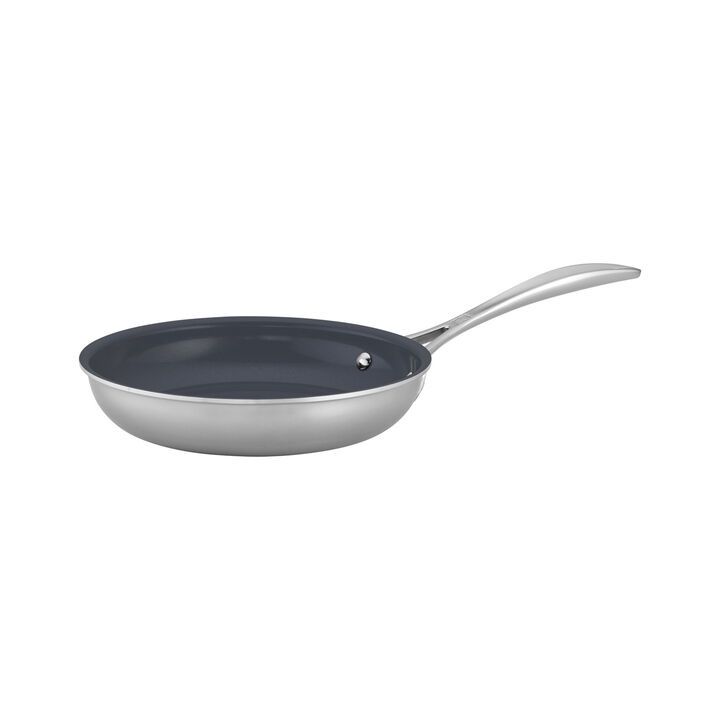 8&quot; Stainless Steel Ceramic Nonstick Fry Pan