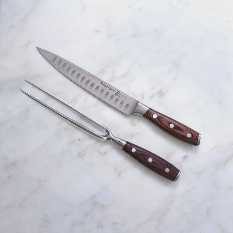 Avanta Kullenschliff Carving Set / Pakkawood Handle / 2 Pc.