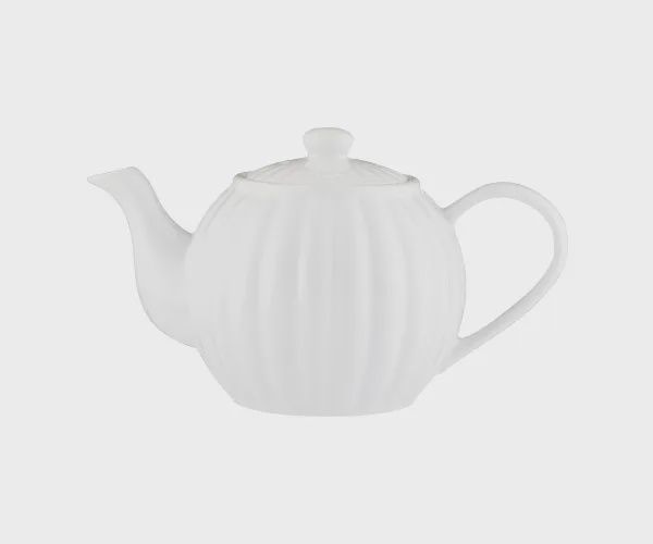 LUXE 6 CUP TEAPOT WHITE