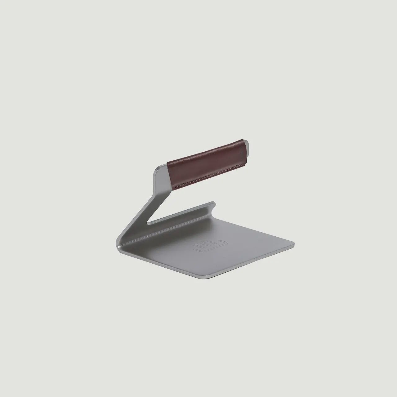 Grill Press with Leather Handle Cover