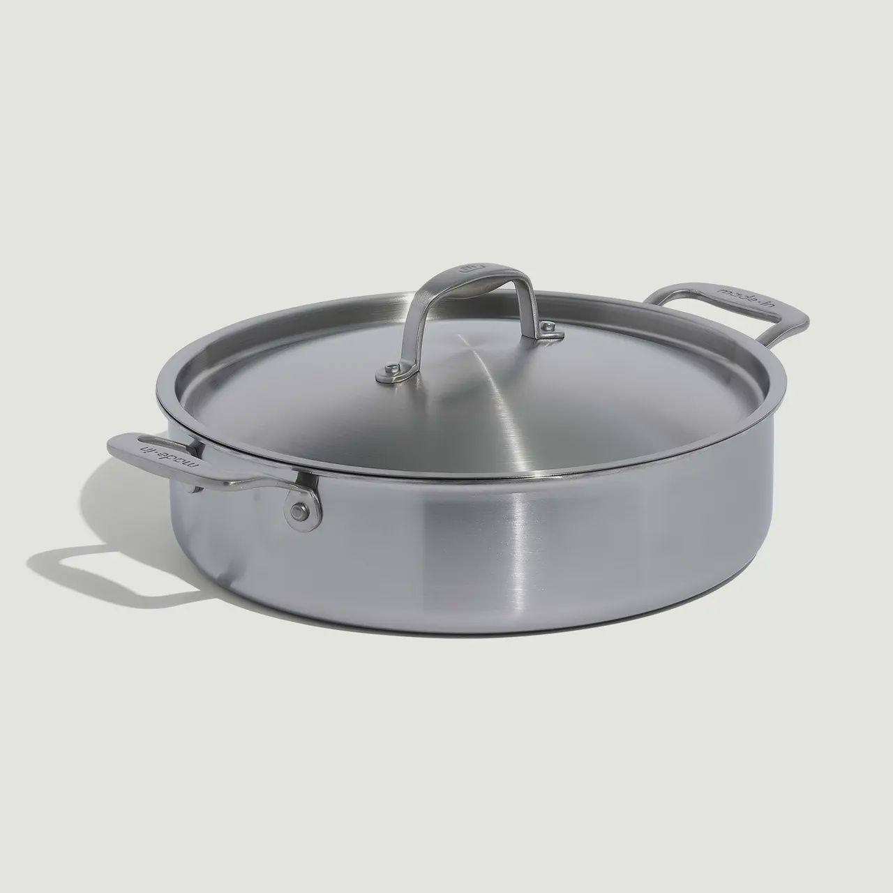 Stainless Clad 6 qt. Rondeau with Lid