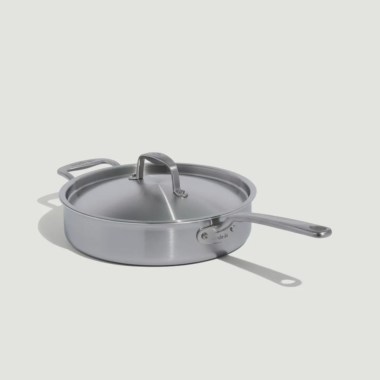Stainless Clad 3 qt. Saucier with Lid