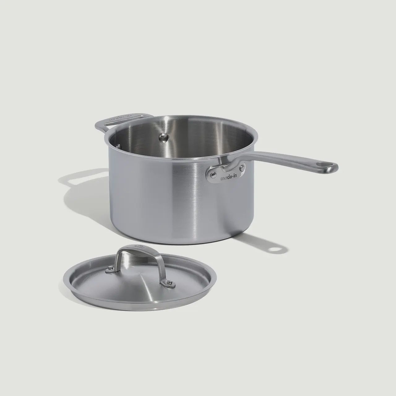 Stainless Clad 4 qt. Saucepan with Lid