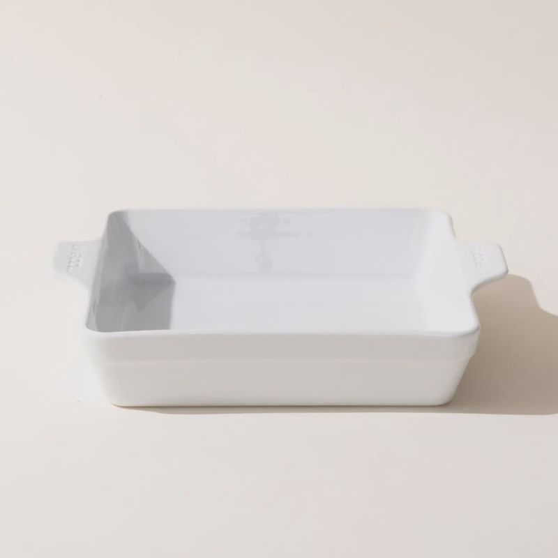 8 X 8”  Square Baking Dish - White