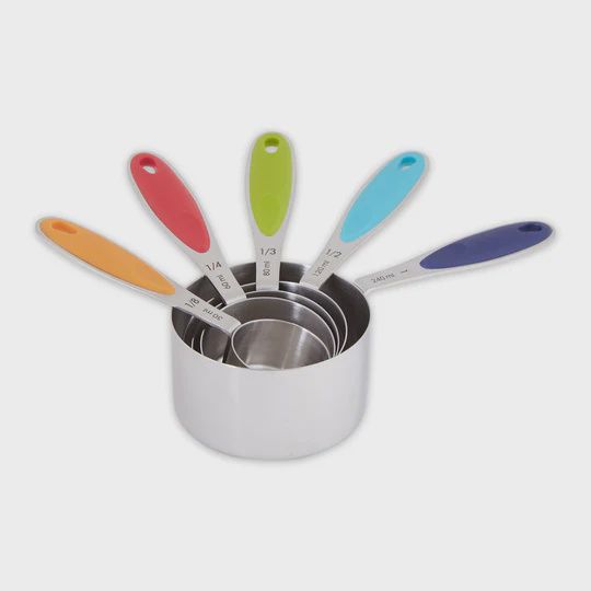 COLORFUL MEASURING CUPS  SET OF 5