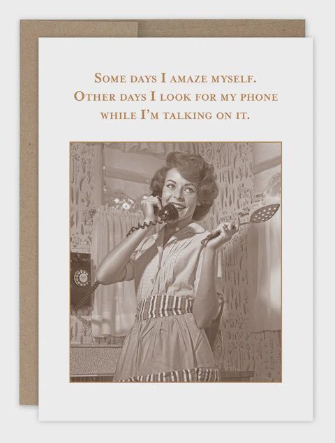I AMAZE MYSELF BDAY CARD