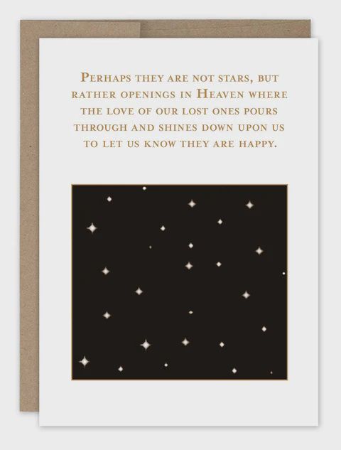 STARS IN HEAVEN  SYM CARD