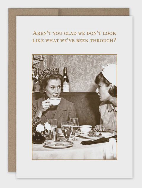 DON&#39;T LOOK  BDAY CARD