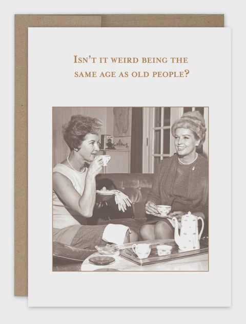 SAME AGE BDAY CARD