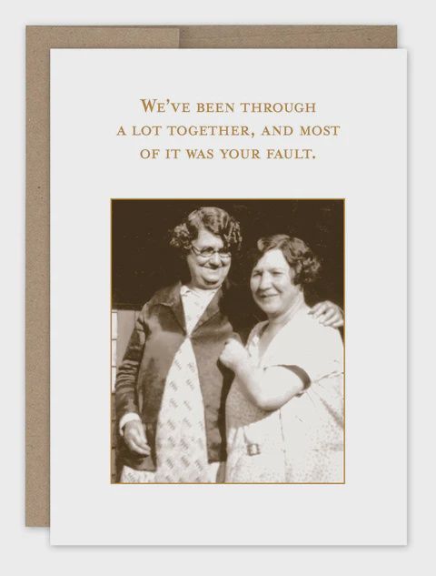 YOUR FAULT  WAH CARD