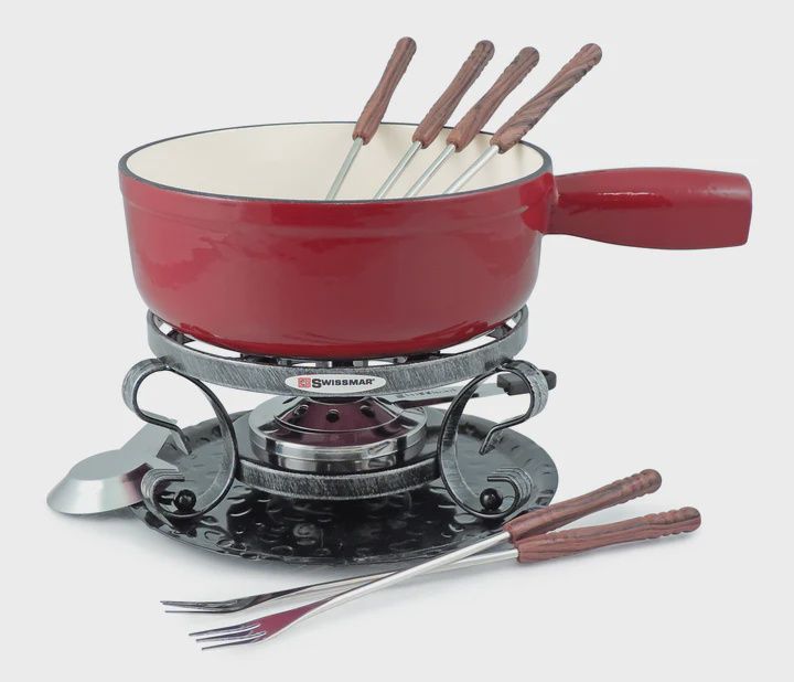 Lugano 9 Pc Cast Iron Set Cherry