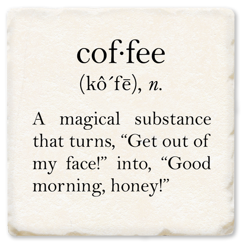 COFFEE DEFINITION COASTER