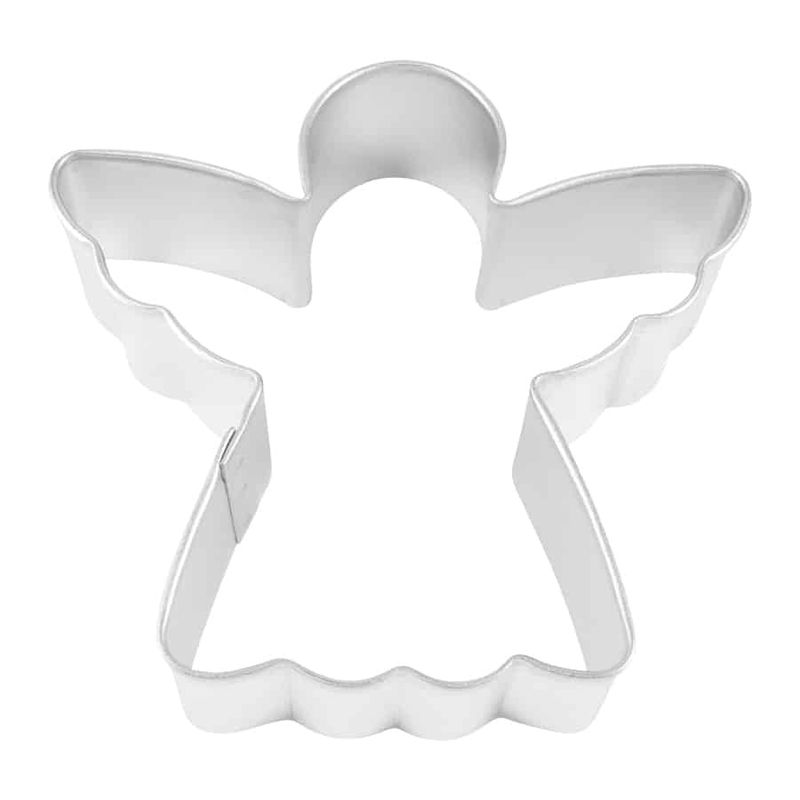 ANGEL 3&quot; COOKIE CUTTER WHITE