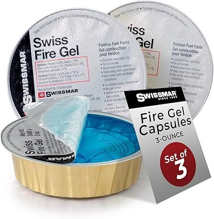 Swiss Fire Gel Cans - 3 x80g 3 x 3 oz