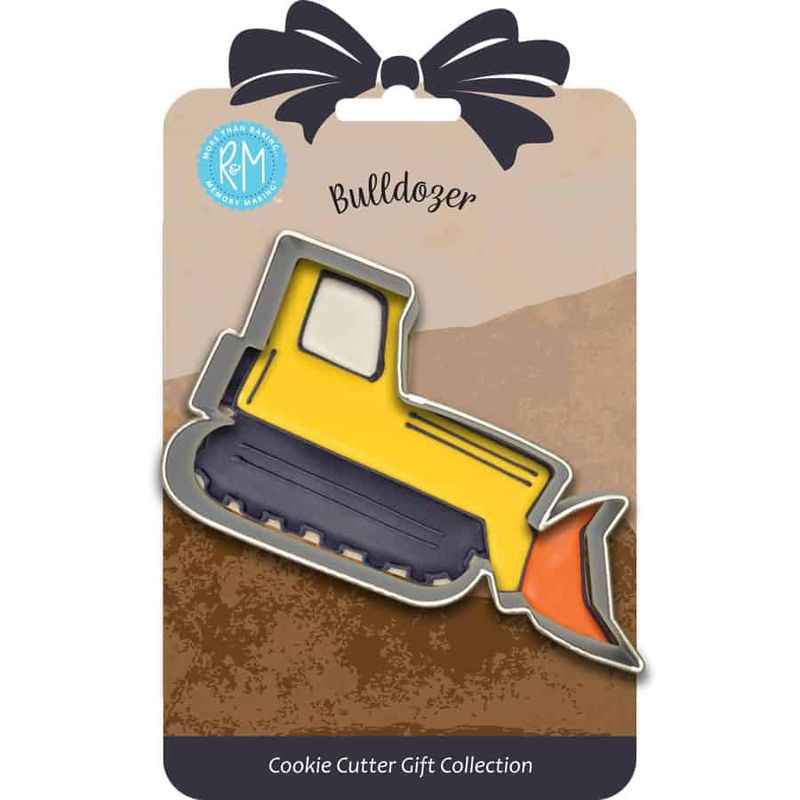 BULLDOZER COOKIE CUTTER 4&quot; CARDED