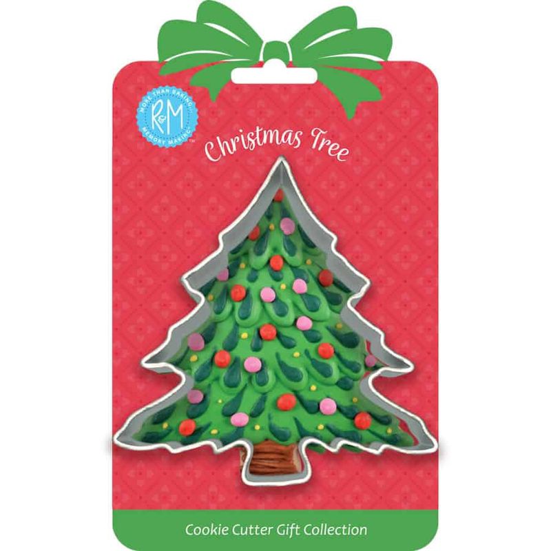 CHRISTMAS TREE COOKIE CUTTER 3.5&quot; CARDED