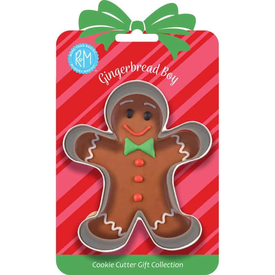 GINGERBREAD COOKIE CUTTER 3.75&quot; CARDED