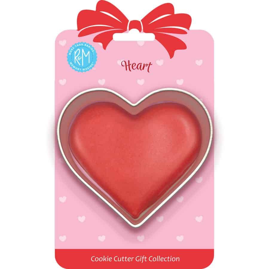 HEART COOKIE CUTTER 3.25&quot; CARDED
