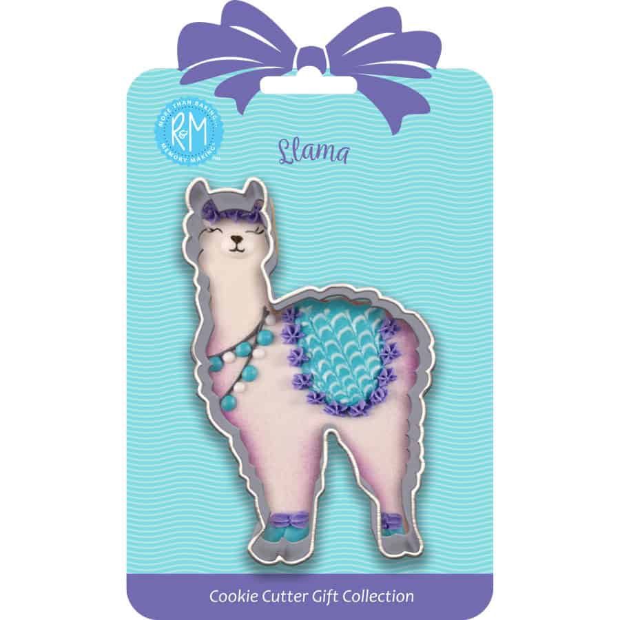 LLAMA COOKIE CUTTER 4" CARDED