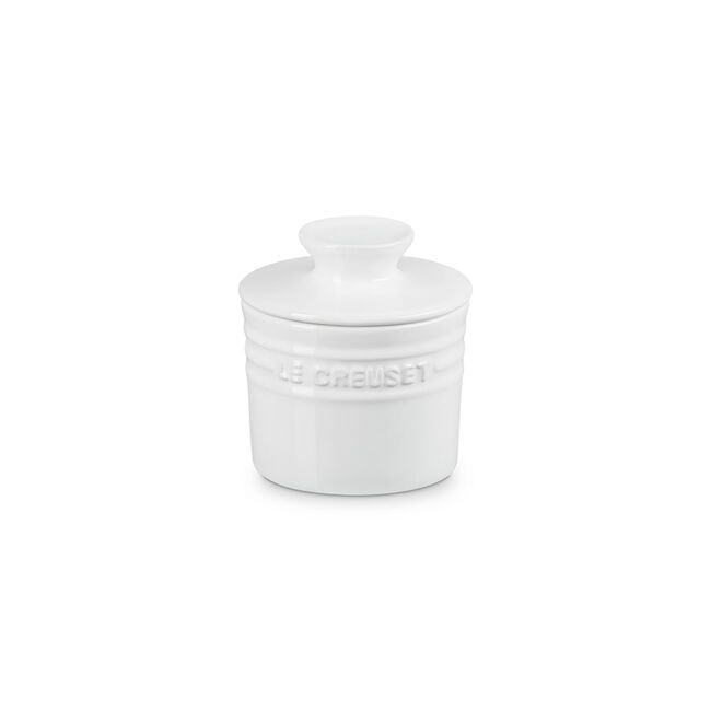 Butter Crock in White