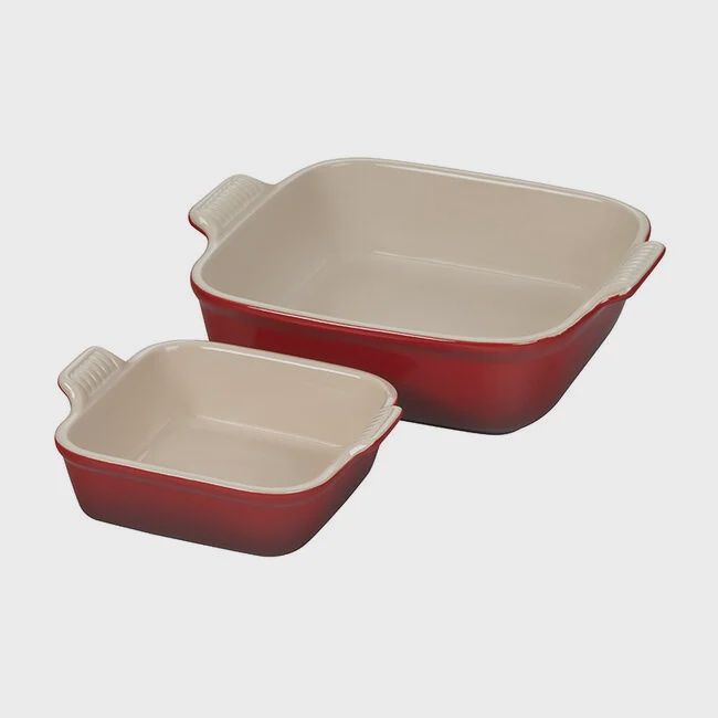 Heritage Set of 2 Square Dishes - Cerise (House Special)