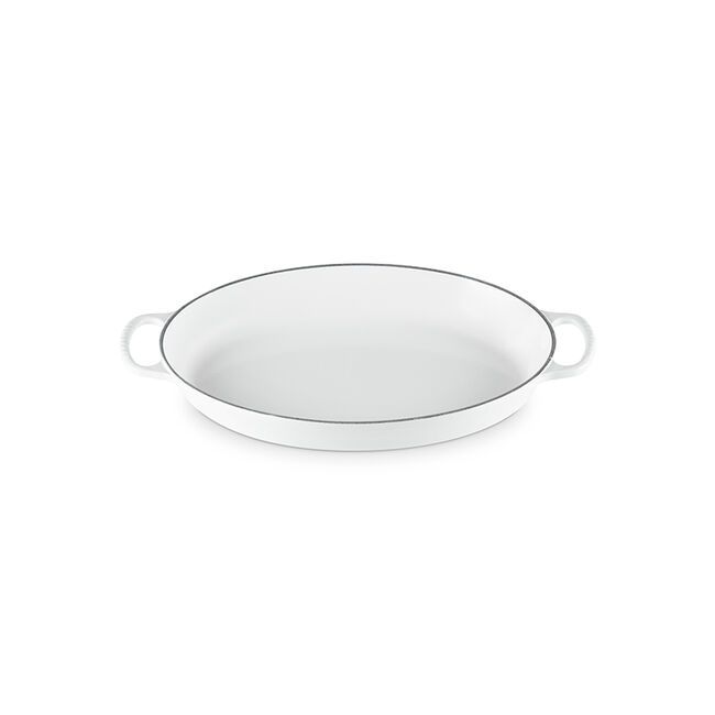 Signature Oval Baker - White