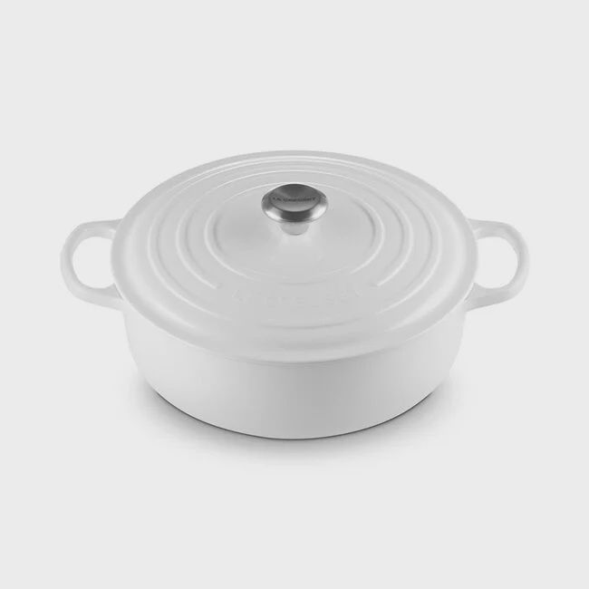 Signature Round Wide Oven - White